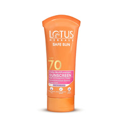 Lotus Herbals Cosmetics Safe Sun Daily Multi Function Sunscreen SPF 70 PA+++ 60g Lotus Herbals Cosmetics Safe Sun Daily Multi Function Sunscreen SPF 70 PA+++ 60g