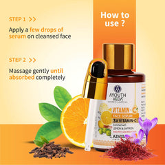 Aimil Ayouthveda Cosmetics Vitamin C Face Serum 30ml Aimil Ayouthveda Cosmetics Vitamin C Face Serum 30ml