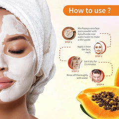Aimil Ayouthveda Cosmetics Papaya Vera Face Pack Powder For Instant Glow 80g Aimil Ayouthveda Cosmetics Papaya Vera Face Pack Powder For Instant Glow 80g