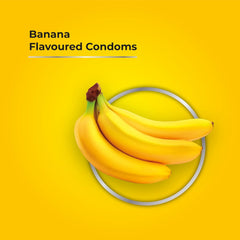 TTK Healthcare Skore Dotted Banana,Blue & Chocolate,Orange &Strawberry Flavored Colored Condoms TTK Healthcare Skore Dotted Banana,Blue & Chocolate,Orange &Strawberry Flavored Colored Condoms