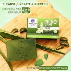 Aimil Ayouthveda Cosmetics Ayouthveda Aloe Vera Bathing Soap 100g Aimil Ayouthveda Cosmetics Ayouthveda Aloe Vera Bathing Soap 100g