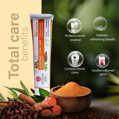 Aimil Ayouthveda Ayurvedic Natural,Charcoal White,Total Care & Mint Gel Whitening Toothpaste 100g Aimil Ayouthveda Ayurvedic Natural,Charcoal White,Total Care & Mint Gel Whitening Toothpaste 100g