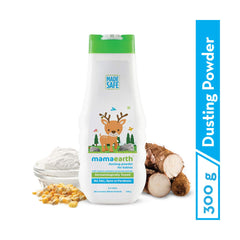 Mamaearth Dusting Powder with Organic Oatmeal and Arrowroot Powder for Babies 150g & 300g Mamaearth Dusting Powder with Organic Oatmeal and Arrowroot Powder for Babies 150g & 300g