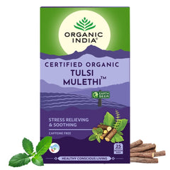 Organic India Tulsi Mulethi Tea Green Tea 25 Infusion Bag Organic India Tulsi Mulethi Tea Green Tea 25 Infusion Bag