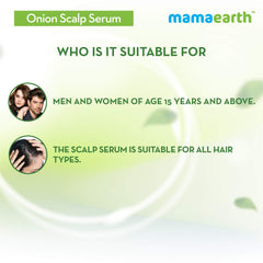 Mamaearth Onion Scalp Serum with Onion and Niacinamide for Healthy Hair Growth 50ml Mamaearth Onion Scalp Serum with Onion and Niacinamide for Healthy Hair Growth 50ml