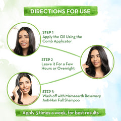 Mamaearth Rosemary Hair Growth Oil with Rosemary & Methi Dana for Promoting Hair Growth Mamaearth Rosemary Hair Growth Oil with Rosemary & Methi Dana for Promoting Hair Growth
