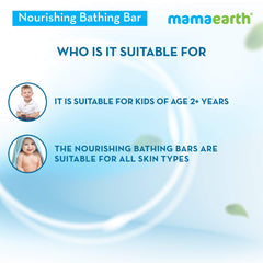 Mamaearth Nourishing Bathing Bar Soap For Kids Pack of 5 X 75g Mamaearth Nourishing Bathing Bar Soap For Kids Pack of 5 X 75g