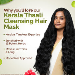 Mamaearth Kerala Thaali Pre Shampoo Hair Mask with Power of 12 Herbs for Thick & Long Hair 200g Mamaearth Kerala Thaali Pre Shampoo Hair Mask with Power of 12 Herbs for Thick & Long Hair 200g