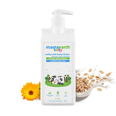 Mamaearth Milky Soft Body Lotion for Babies with Oats, Milk and Calendula 400ml Mamaearth Milky Soft Body Lotion for Babies with Oats, Milk and Calendula 400ml