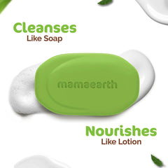 Mamaearth Neem Moisturizing Lotion Soap with Neem & Tea Tree for Skin Purification 125g Pack Of 4 Mamaearth Neem Moisturizing Lotion Soap with Neem & Tea Tree for Skin Purification 125g Pack Of 4