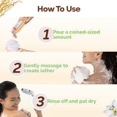 Mamaearth Rice Water Moisturizing Body Wash with Rice Water & Hydrating Lily for Dewy Glass Skin 250ml Mamaearth Rice Water Moisturizing Body Wash with Rice Water & Hydrating Lily for Dewy Glass Skin 250ml