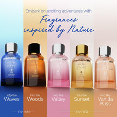 Mamaearth Into the Vanilla Bliss Eau De Parfum For Men Waves & Woods & Women Sunset,Valley & Vanilla Blish 100ml Mamaearth Into the Vanilla Bliss Eau De Parfum For Men Waves & Woods & Women Sunset,Valley & Vanilla Blish 100ml