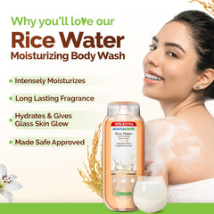 Mamaearth Rice Water Moisturizing Body Wash with Rice Water & Hydrating Lily for Dewy Glass Skin 250ml Mamaearth Rice Water Moisturizing Body Wash with Rice Water & Hydrating Lily for Dewy Glass Skin 250ml