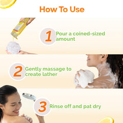 Mamaearth Vitamin C Moisturizing Body Wash with Vitamin C & Refreshing Lemon for Skin Illumination 250ml Mamaearth Vitamin C Moisturizing Body Wash with Vitamin C & Refreshing Lemon for Skin Illumination 250ml