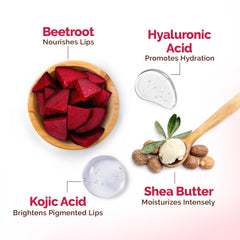 Mamaearth Beetroot Moisture Therapy Lip Balm with Hyaluronic Acid for Dry & Chapped Lips Beetroot 15g Mamaearth Beetroot Moisture Therapy Lip Balm with Hyaluronic Acid for Dry & Chapped Lips Beetroot 15g