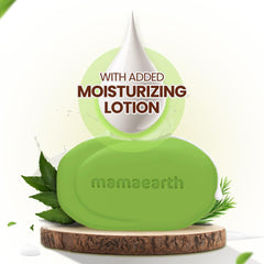 Mamaearth Neem Moisturizing Lotion Soap with Neem & Tea Tree for Skin Purification 125g Pack Of 4 Mamaearth Neem Moisturizing Lotion Soap with Neem & Tea Tree for Skin Purification 125g Pack Of 4