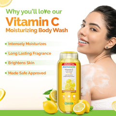 Mamaearth Vitamin C Moisturizing Body Wash with Vitamin C & Refreshing Lemon for Skin Illumination 250ml Mamaearth Vitamin C Moisturizing Body Wash with Vitamin C & Refreshing Lemon for Skin Illumination 250ml