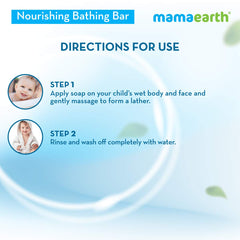 Mamaearth Nourishing Bathing Bar Soap For Kids Pack of 5 X 75g Mamaearth Nourishing Bathing Bar Soap For Kids Pack of 5 X 75g
