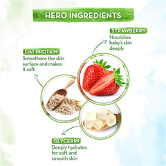 Mamaearth Super Strawberry Body Wash for Kids with Strawberry and Oat Protein 300ml Mamaearth Super Strawberry Body Wash for Kids with Strawberry and Oat Protein 300ml
