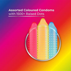Skore Shades Dotted & Colored Condoms Skore Shades Dotted & Colored Condoms