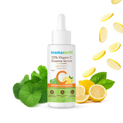 Mamaearth 10% Vitamin C Essence Serum with Vitamin C and Gotu Kola for Skin Illumination 30ml Mamaearth 10% Vitamin C Essence Serum with Vitamin C and Gotu Kola for Skin Illumination 30ml