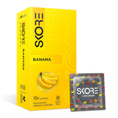 TTK Healthcare Skore Dotted Banana,Blue & Chocolate,Orange &Strawberry Flavored Colored Condoms TTK Healthcare Skore Dotted Banana,Blue & Chocolate,Orange &Strawberry Flavored Colored Condoms