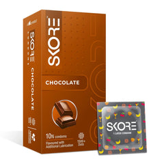 TTK Healthcare Skore Dotted Banana,Blue & Chocolate,Orange &Strawberry Flavored Colored Condoms TTK Healthcare Skore Dotted Banana,Blue & Chocolate,Orange &Strawberry Flavored Colored Condoms