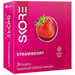 TTK Healthcare Skore Dotted Banana,Blue & Chocolate,Orange &Strawberry Flavored Colored Condoms TTK Healthcare Skore Dotted Banana,Blue & Chocolate,Orange &Strawberry Flavored Colored Condoms
