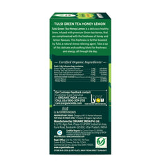 Organic India Tulsi Green Tea Honey Lemon 25 & 100 Teabags Organic India Tulsi Green Tea Honey Lemon 25 & 100 Teabags