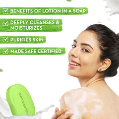 Mamaearth Neem Moisturizing Lotion Soap with Neem & Tea Tree for Skin Purification 125g Pack Of 4 Mamaearth Neem Moisturizing Lotion Soap with Neem & Tea Tree for Skin Purification 125g Pack Of 4