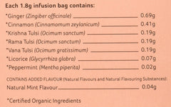 Organic India Tulsi Tummy Green Tea 25 Infusion Bag Organic India Tulsi Tummy Green Tea 25 Infusion Bag