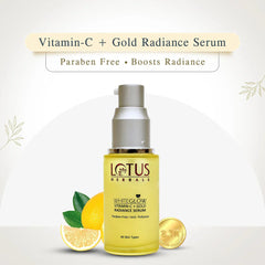 Lotus Herbals Cosmetics WhiteGlow Vitamin-C + Gold Radiance Regime Combo Lotus Herbals Cosmetics WhiteGlow Vitamin-C + Gold Radiance Regime Combo