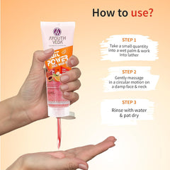 Aimil Ayouthveda Cosmetics Fruit Power Face Wash Gel 100ml Aimil Ayouthveda Cosmetics Fruit Power Face Wash Gel 100ml