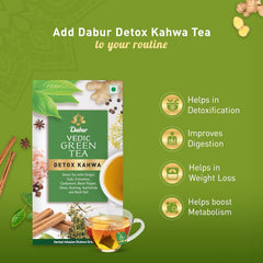 Dabur Ayurvedic Vedic Detox Kahwa Green Tea 25 Teabags Dabur Ayurvedic Vedic Detox Kahwa Green Tea 25 Teabags