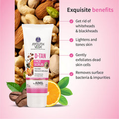 Aimil Ayouthveda Cosmetics D Tan Face Scrub 100g Aimil Ayouthveda Cosmetics D Tan Face Scrub 100g