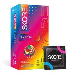 Skore Shades Dotted & Colored Condoms Skore Shades Dotted & Colored Condoms