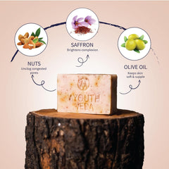 2 X Aimil Ayouthveda Cosmetics Nuts & Saffron Luxury Handmade Castile Soap 100Gm 2 X Aimil Ayouthveda Cosmetics Nuts & Saffron Luxury Handmade Castile Soap 100Gm
