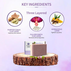 Aimil Ayouthveda Cosmetics Indian Clay Handmade Soap 100Gm Aimil Ayouthveda Cosmetics Indian Clay Handmade Soap 100Gm