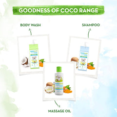 Mamaearth Coco Soft Massage Oil with Coconut & Turmeric Oil for Babies 200ml Mamaearth Coco Soft Massage Oil with Coconut & Turmeric Oil for Babies 200ml