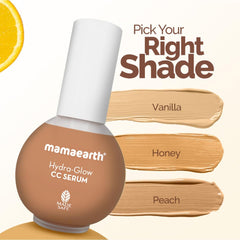 Mamaearth Hydra Glow CC Serum with Vitamin C & Hyaluronic Acid Honey 30ml Mamaearth Hydra Glow CC Serum with Vitamin C & Hyaluronic Acid Honey 30ml