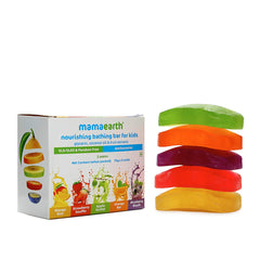Mamaearth Nourishing Bathing Bar Soap For Kids Pack of 5 X 75g Mamaearth Nourishing Bathing Bar Soap For Kids Pack of 5 X 75g