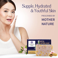 2 X Aimil Ayouthveda Cosmetics Nuts & Saffron Luxury Handmade Castile Soap 100Gm 2 X Aimil Ayouthveda Cosmetics Nuts & Saffron Luxury Handmade Castile Soap 100Gm