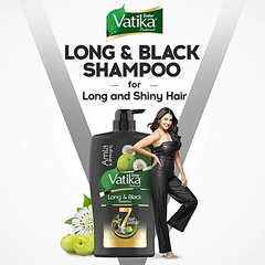 Dabur Ayurvedic Vatika Long & Black Hair Shampoo Dabur Ayurvedic Vatika Long & Black Hair Shampoo