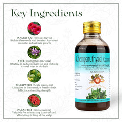 AVP Ayurvedic Chemparuthyadi Coconut Oil 200ml AVP Ayurvedic Chemparuthyadi Coconut Oil 200ml