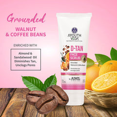 Aimil Ayouthveda Cosmetics D Tan Face Scrub 100g Aimil Ayouthveda Cosmetics D Tan Face Scrub 100g