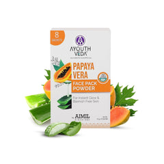 Aimil Ayouthveda Cosmetics Papaya Vera Face Pack Powder For Instant Glow 80g Aimil Ayouthveda Cosmetics Papaya Vera Face Pack Powder For Instant Glow 80g