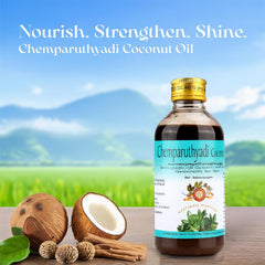 AVP Ayurvedic Chemparuthyadi Coconut Oil 200ml AVP Ayurvedic Chemparuthyadi Coconut Oil 200ml