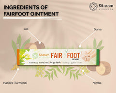 2 X Sitaram Ayurveda Fair Foot Ointment 15gms 2 X Sitaram Ayurveda Fair Foot Ointment 15gms