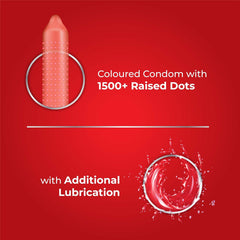 Skore Not Out Condoms 1500+ Dots Colored Climax Delay Condoms Skore Not Out Condoms 1500+ Dots Colored Climax Delay Condoms