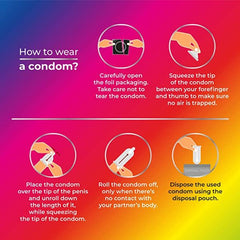 Skore Shades Dotted & Colored Condoms Skore Shades Dotted & Colored Condoms